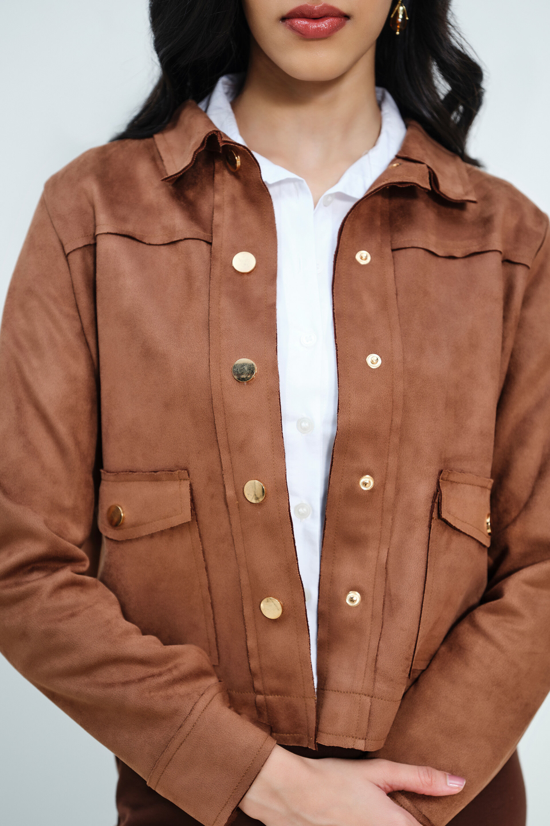 Walnut Brown Jacket, Brown, image 5
